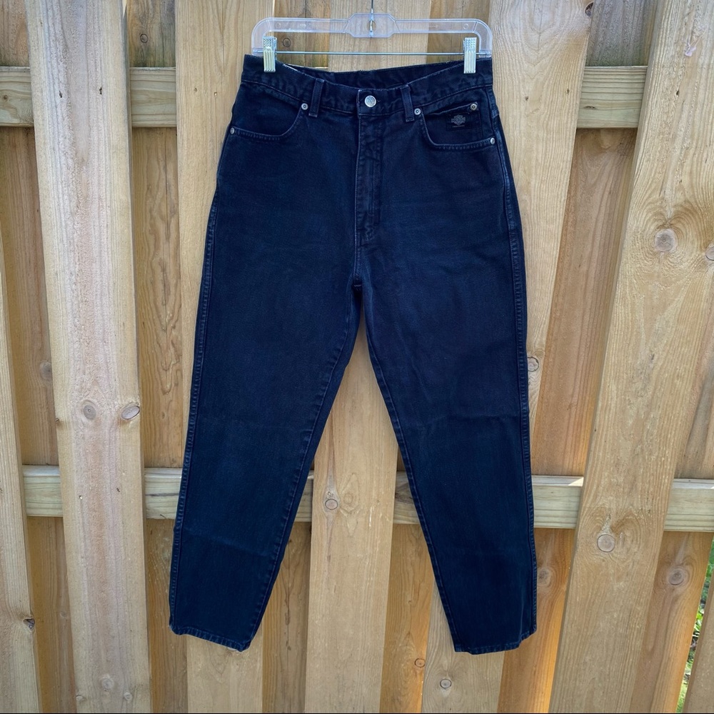 Vintage Harley Davidson jeans black classic 10 - Picture 3 of 10